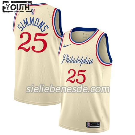Kinder NBA Philadelphia 76ers Trikot Ben Simmons 25 Nike 2019-2020 City Edition Swingman
